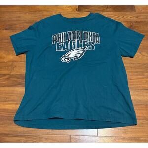 Philadelphia Eagles Men's 2XL Green Graphic Print T-Shirt NFL Apparel
